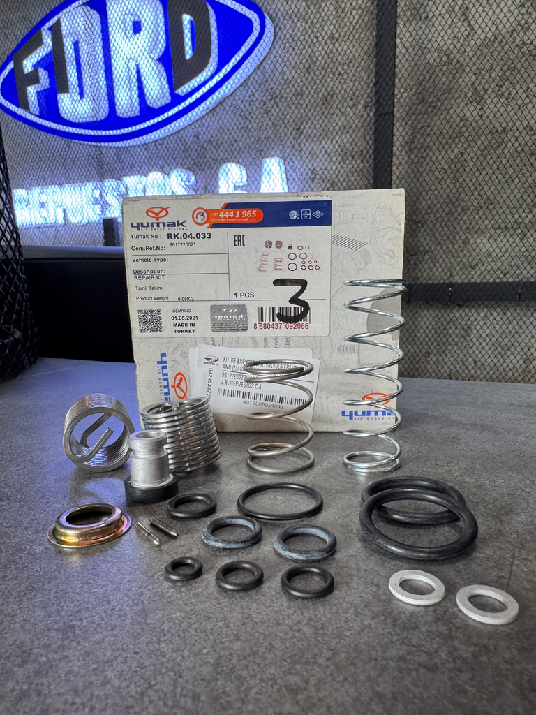 KIT DE EMPACADURA  VALVULA FRENO DE MANO (MACHIMBRE) C-815/1721 YUMAK/WORLDPARTS GEN